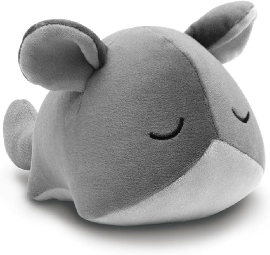 Paw Inspired Chinchilla Cuddler for Chinchillas, Guinea Pigs, Hamsters, Rats, Ferrets, Hedgehogs, Sugar Gliders, Small Animals | 9-Inch Chinchilla Plush Accessory Toy (Gray)