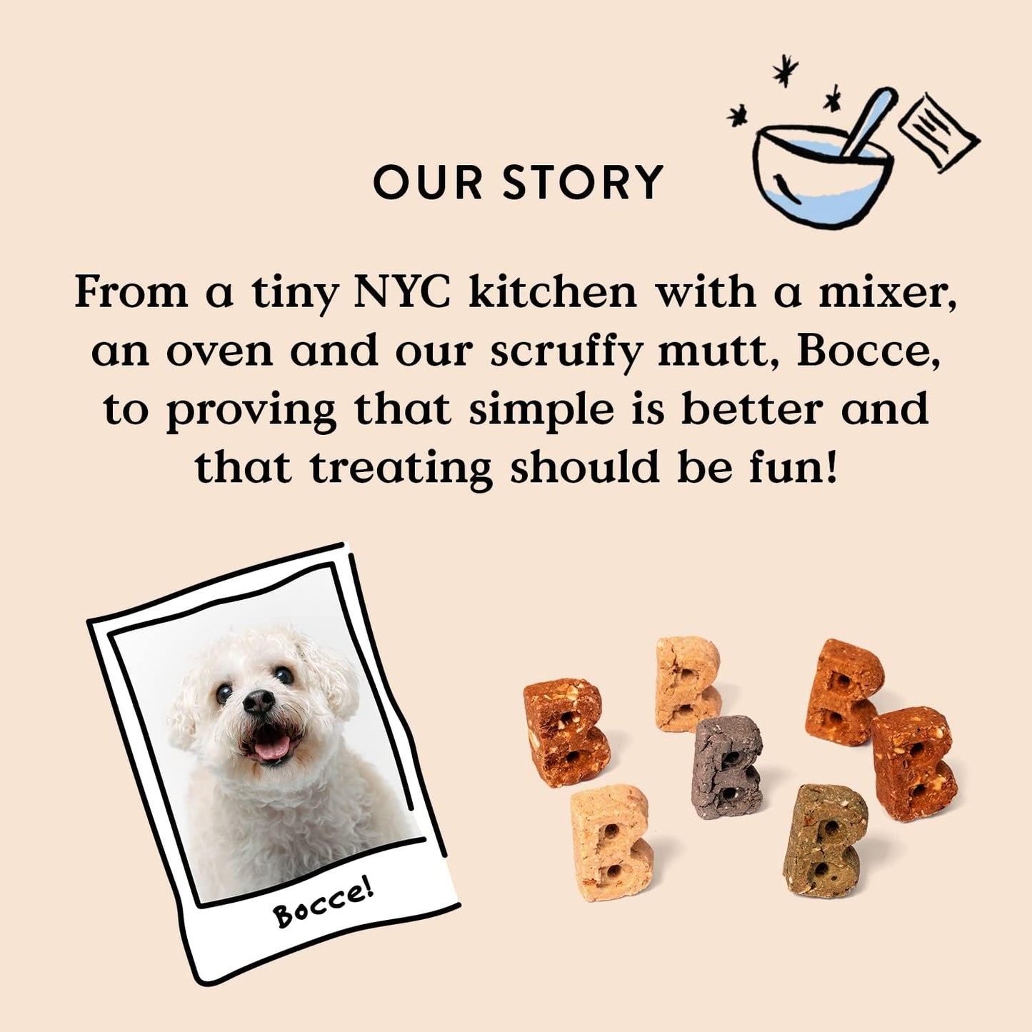 Bocce’s Bakery Dailies Brushy Sticks to Support Oral Health & Fresh Breath, Wheat-Free Dental Bars for Dogs, Made with Real Ingredients, Baked in the USA, All-Natural Coconut & Mint Recipe, Large Dogs