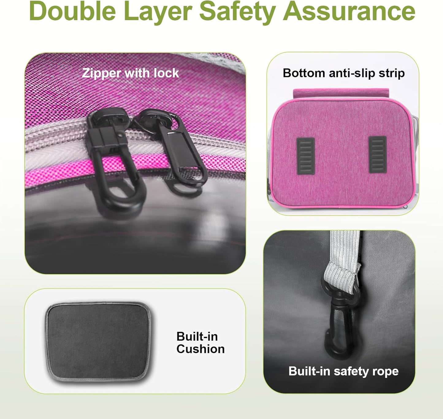 Expandable Cat Backpack,Cat Bubble Backpack Carrier for Carrying Cats, Pets and Small Dogs,Airline-Approved,Designed for Travel, Hiking, Walking,Car (Pink