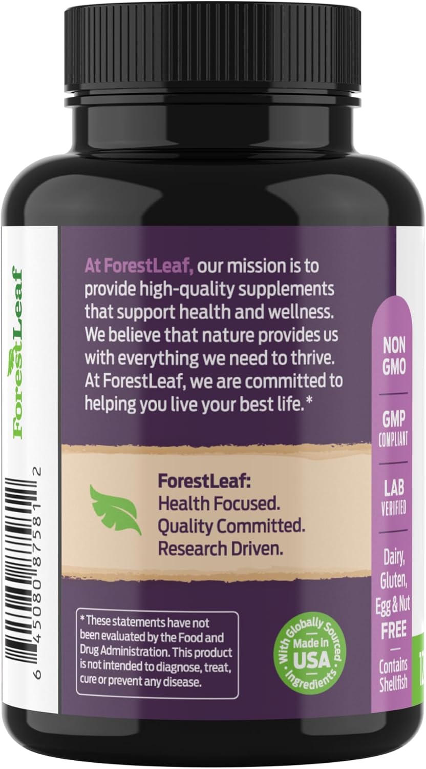 Glucosamine Chondroitin MSM Complex Supplement - Triple Strength 1200mg Joint Support Supplement for Women & Men with Turmeric, Hyaluronic Acid and Bromelain for Muscle Flexibility - 120 Caps