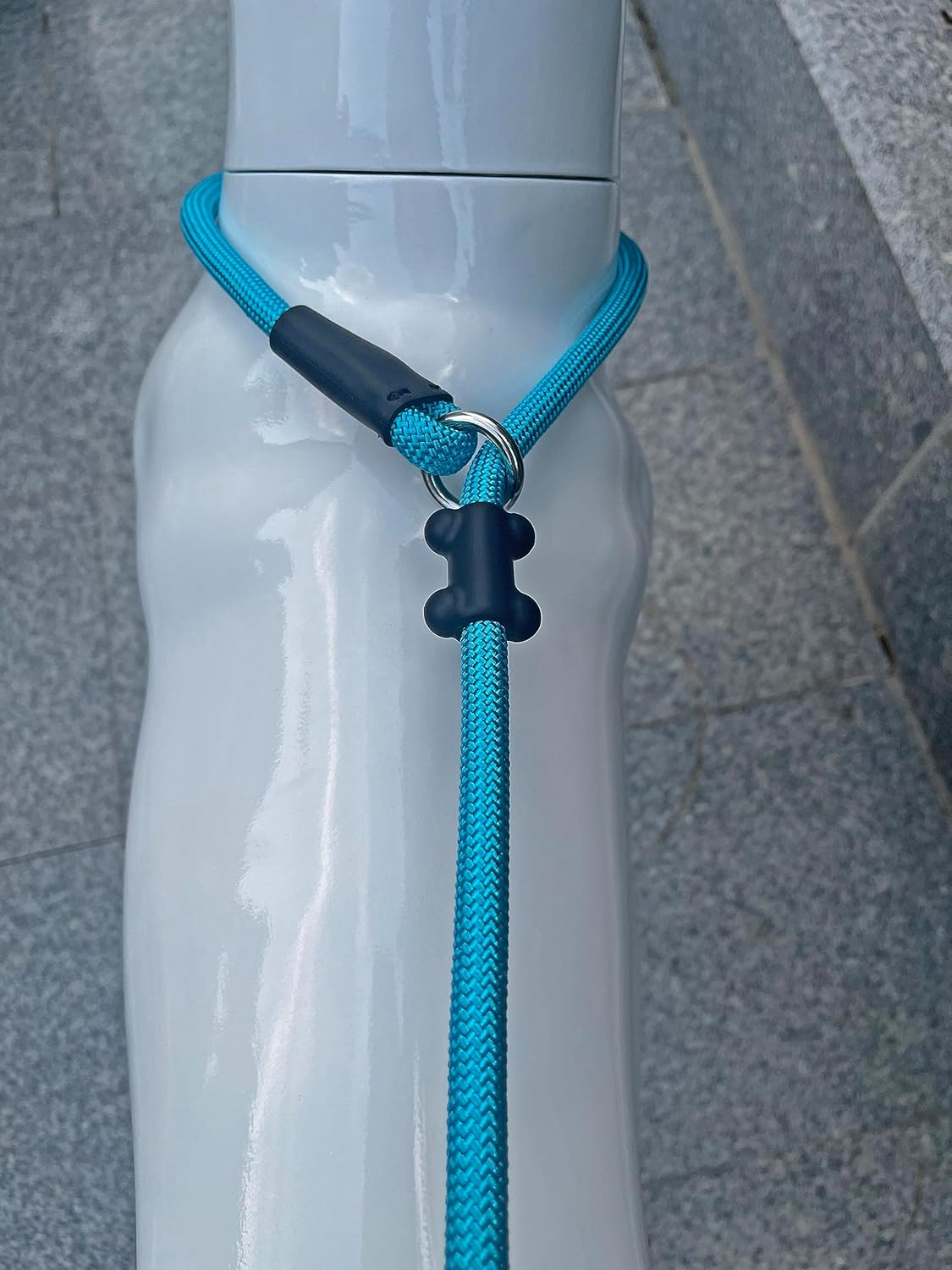 Slip Lead Dog Leash,Strong Nylon Rope Leash and Padded Handle,No Pull Outdoor Walking Training Lead for Small Medium Large Dogs(Blue,1/2"×4ft)