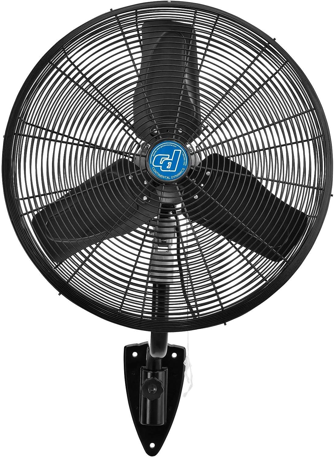 Continental Dynamics CD Premium 24" Oscillating Wall Mount Fan, TEFC Motor, 9,400 CFM, 1/2 HP