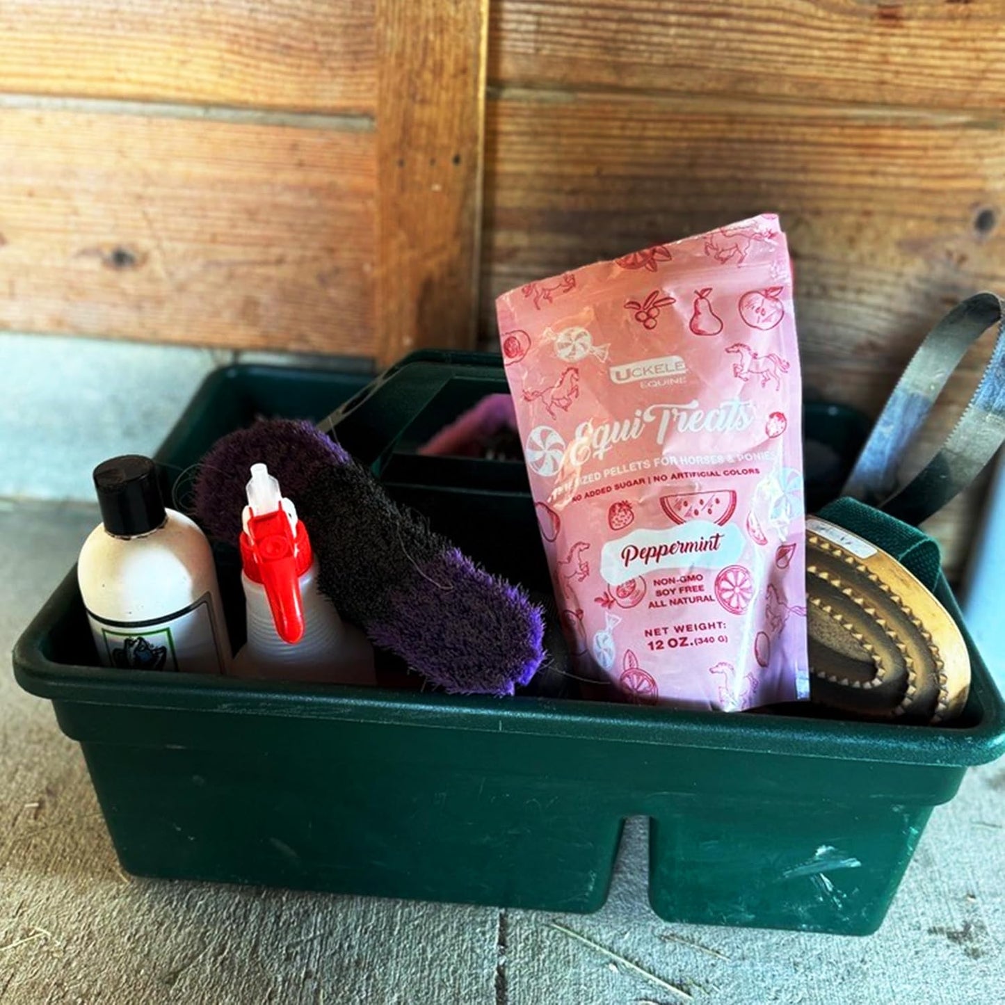 Uckele by SmartEquine Equi Treats Bite Sized Pellets | Horse Treats with No Added Sugar | Training & Competition Reward | Made with Timothy Grass & Sunflower Meal | Cherry-Vanilla, 4 lb