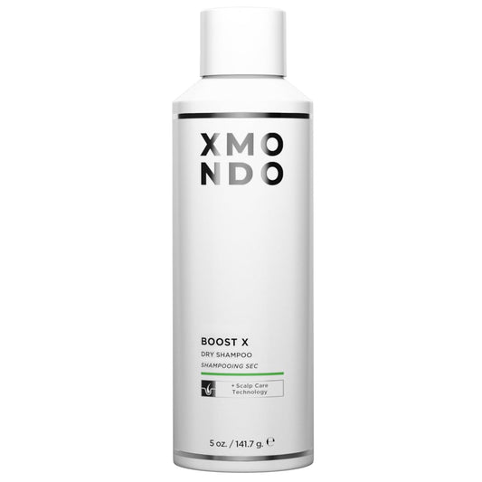 XMONDO Hair BOOST X Dry Shampoo, Zero Residue, Formulated with Saw Palmetto to Promote Scalp Care, Clinically Tested, Dermatologist Tested, Talc-free, Benzene-free, Free of aluminum starch, 5 oz