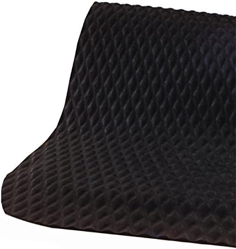 American Floor Mats Hog Heaven 5/8 inch Black & Black Border 2' x 5' Nitrile Backed Anti-Fatigue Comfort Mat