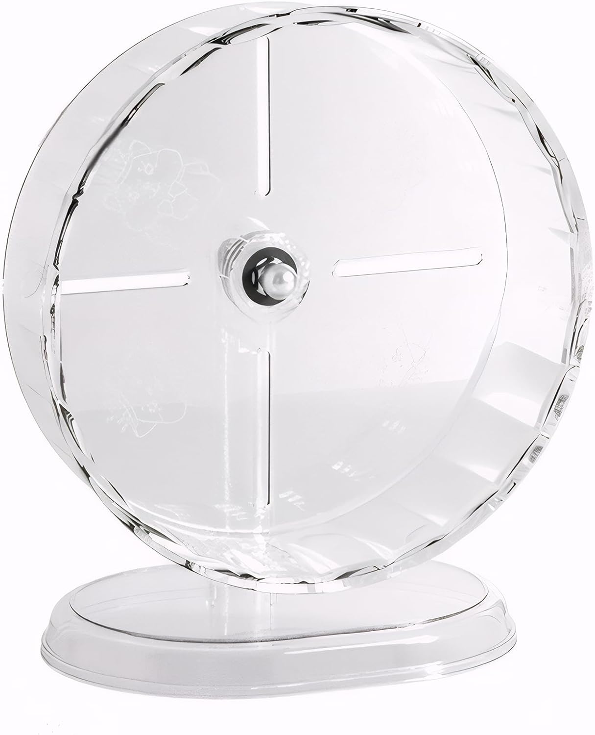 Silent Hamster Wheel – 9.5 Inch Syrian Hamster Running Wheel, Anti-Skid & Height Adjustable, Easy to Clean (9.5inch)