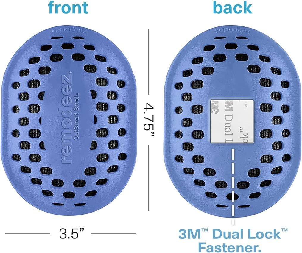 Remodeez Litter Box Deodorizer and Cat Odor Trapper, Made From Natural Renewable Coconut Shell Charcoal, Natural Air Fresheners, Odor Absorber - 2PACK