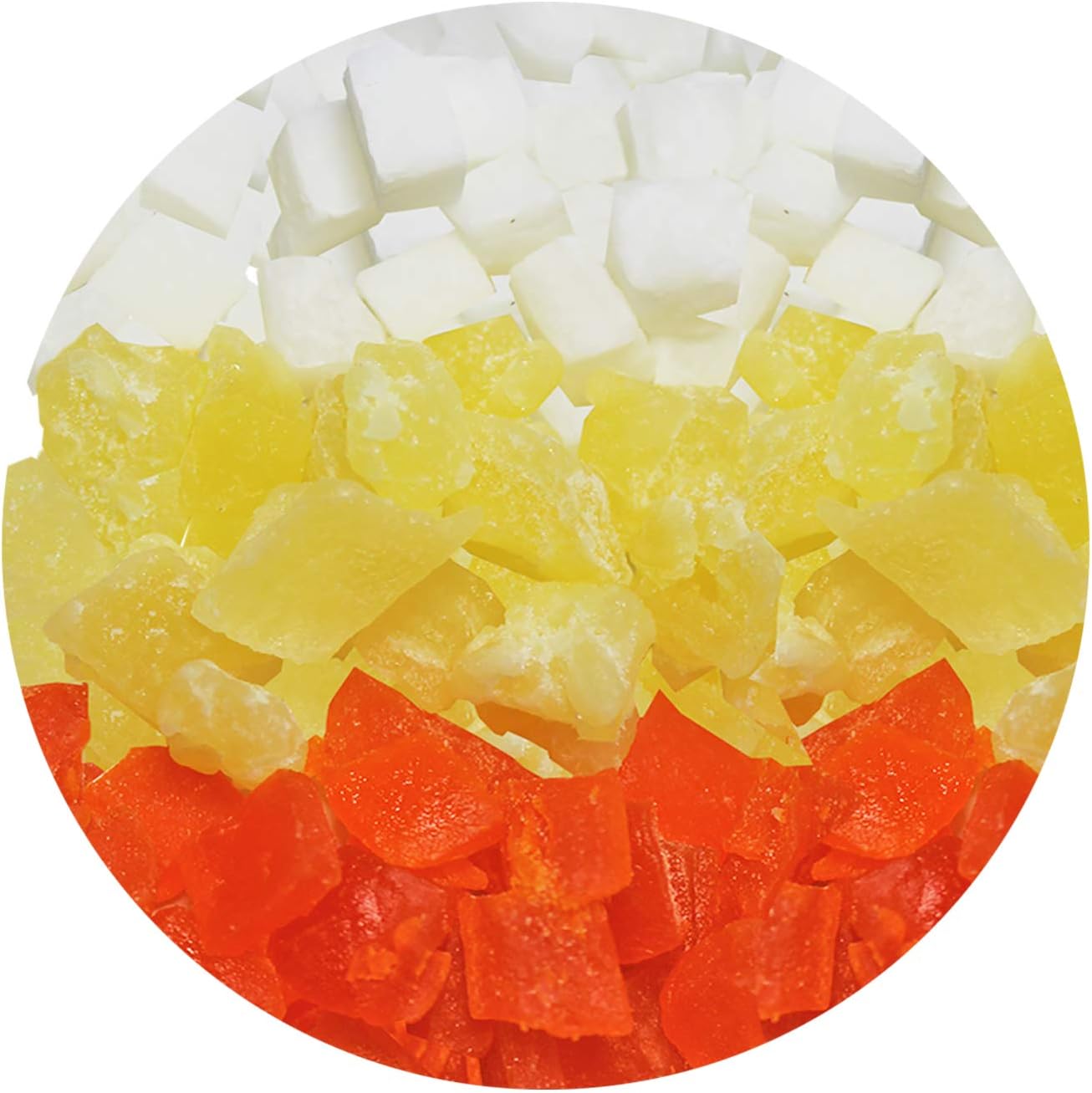 Tropical Trio - Healthy Natural Mixed Dried Fruit Treat - Papaya, Coconut, Pineapple - for Sugar Gliders, Squirrels, Prairie Dogs, Skunks, Marmosets, Parrots, Birds, Rats, Small Pets (4.5 oz.)