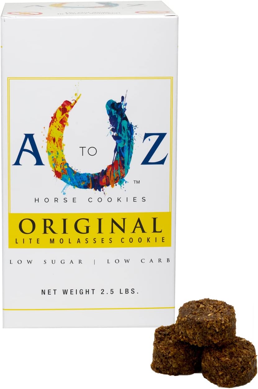 Horse Treats, Original Flavor, A Softer Cookie/Pill Popper Made w/Lite Molasses, Low Carb/Sugar, Wheat, Corn, Soy & Alfalfa Free. All Natural Ingredients, 2.5 lb