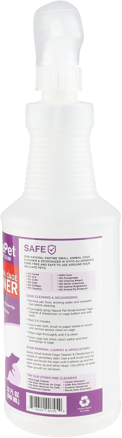 Small Animal Cage Cleaner (32oz Spray Bottle (Save 30%))