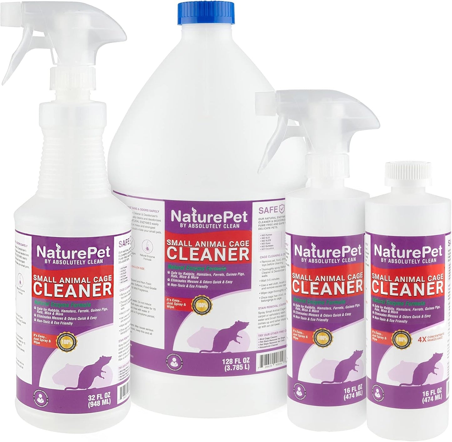 Small Animal Cage Cleaner (32oz Spray Bottle (Save 30%))