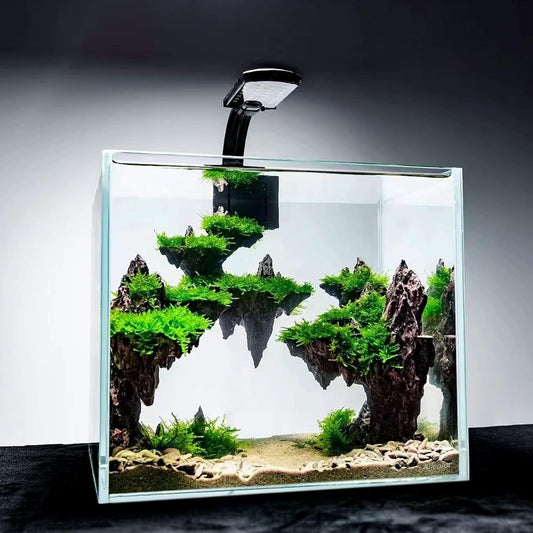 Fish Tank Decor Rocks.Aquarium Decoration Model.Easy and Quick Solution for Aquascaping.(Elf Island)
