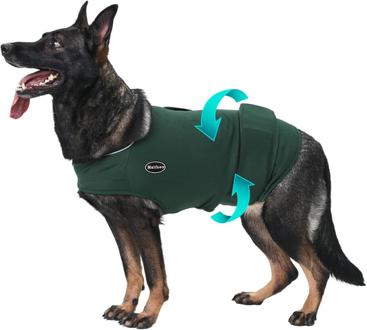 Dog Anxiety Vest, Skin-Friendly Thunder Jacket for Dogs, Dog Calming Shirt for Thunder, Fireworks, Vet Visits and Separation - Keep Pet Calm Without Medicine & Training, Anti Anxiety for Dogs