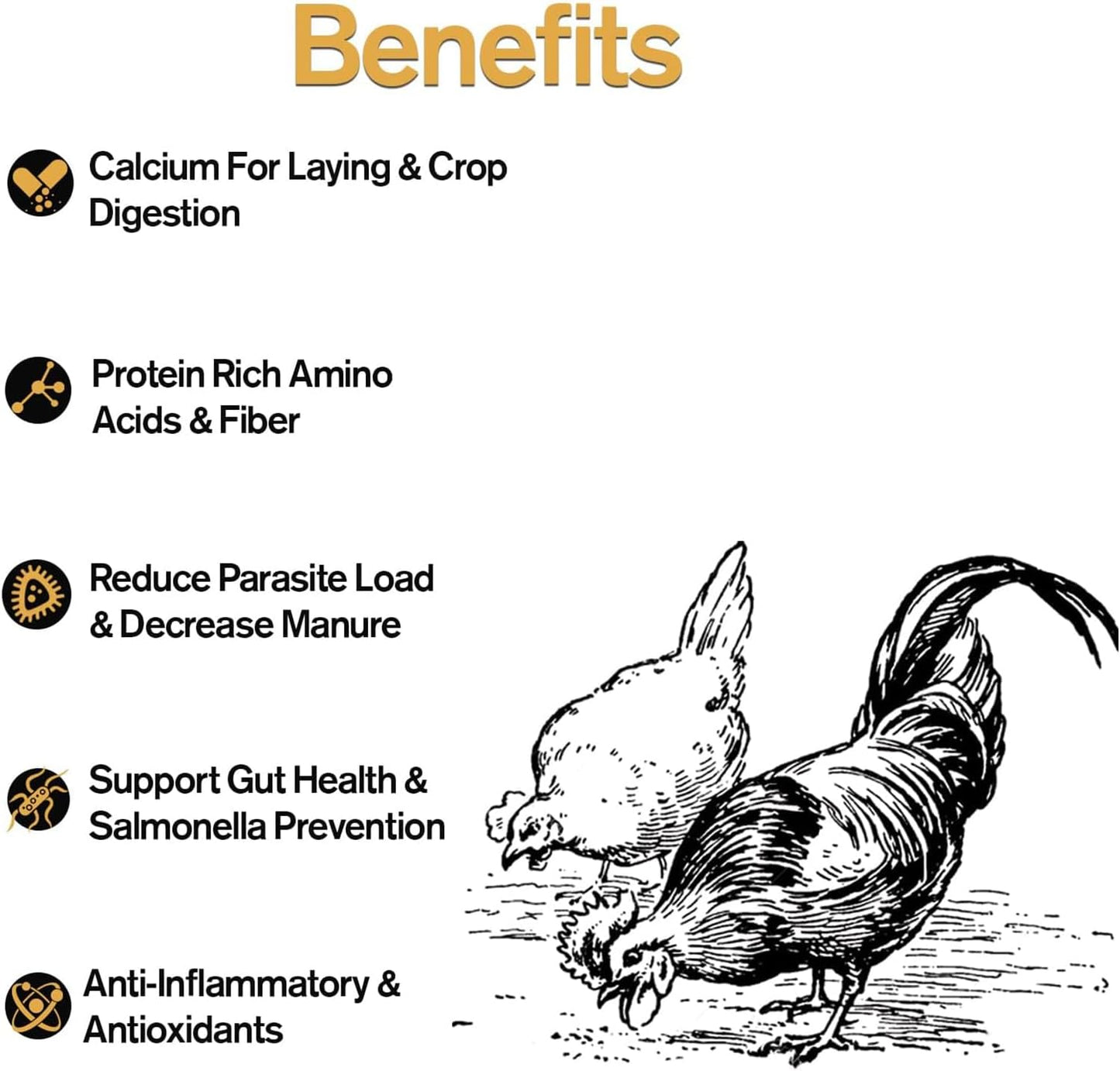 Naturally Fortified Treats – Protein Rich Supplement Suitable for Chickens, Hens and Ducks, Hand Mixed with USA Grown Ingredients – Salo Tera Blend – 32oz