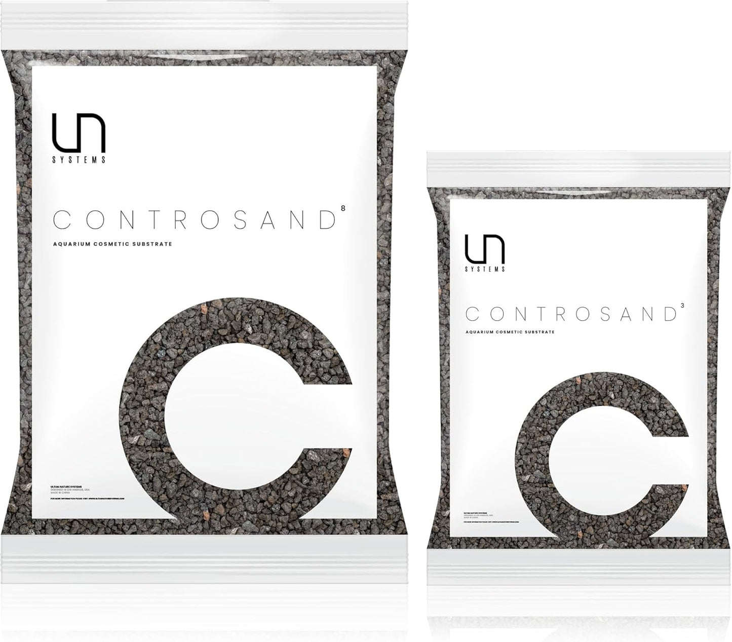 Ultum Nature Systems Controsand Vesuvius Aquarium Gravel (8L) - Versatile Substrate for Planted & Shrimp Tanks