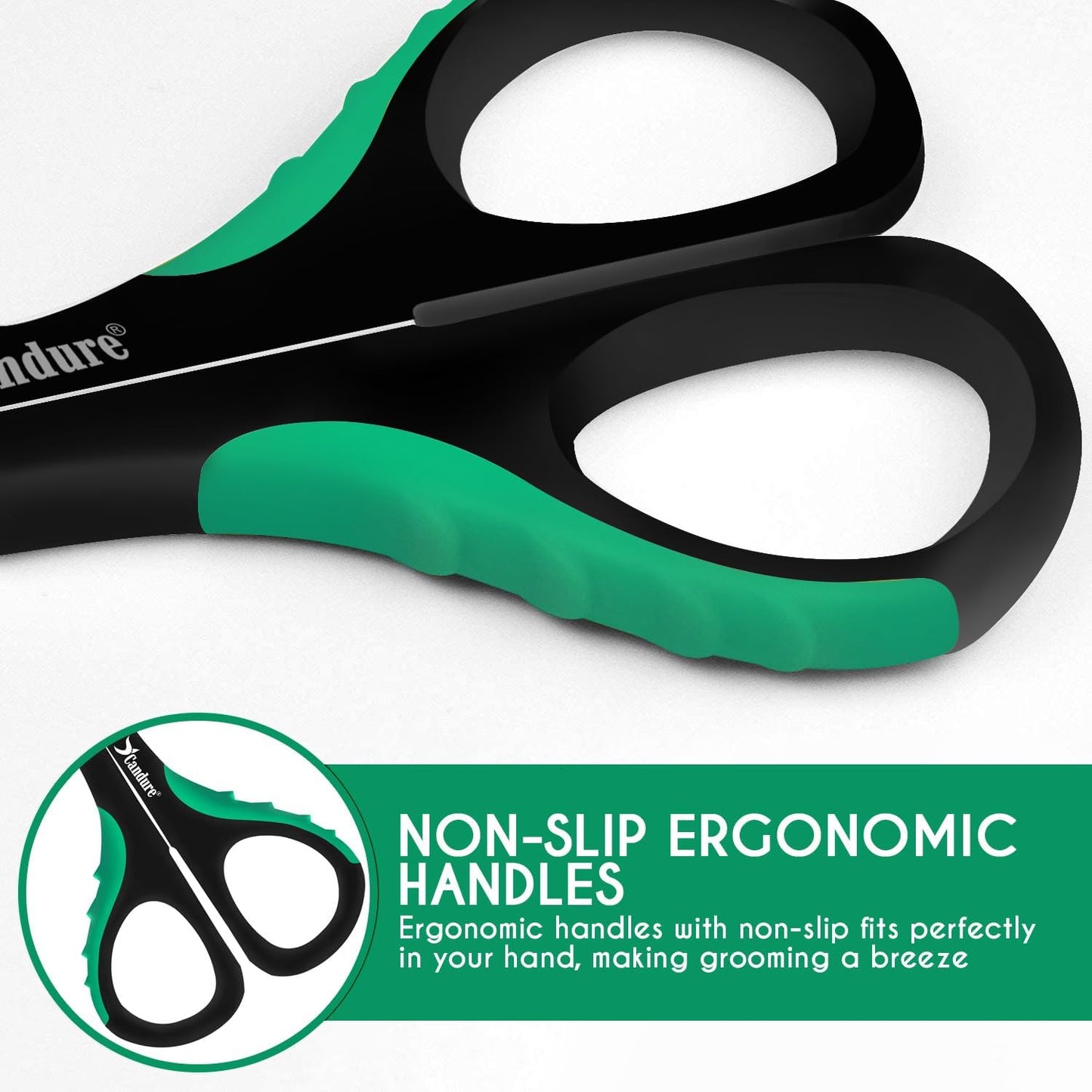 Candure Cat Nail Clippers for Cats, Rabbits, Hamsters, Birds - Stainless Steel Trimmer with Precise Angled Edges for Easy & Safe At-Home Grooming