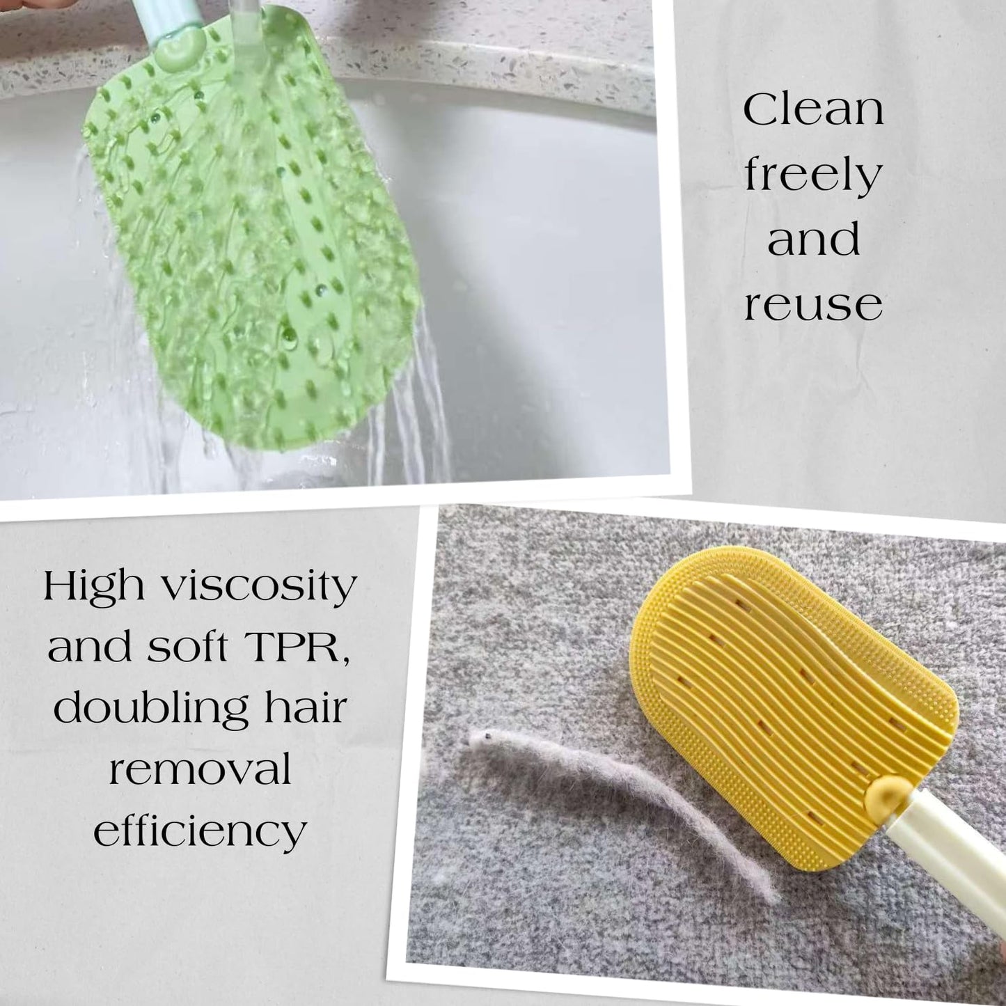 Cat Brush for Shedding,Cat Brushes for Indoor cats,Soft Comb, Short or Long Haired Cats,Pet Grooming,Bath and Massage Brush(3 pcs)