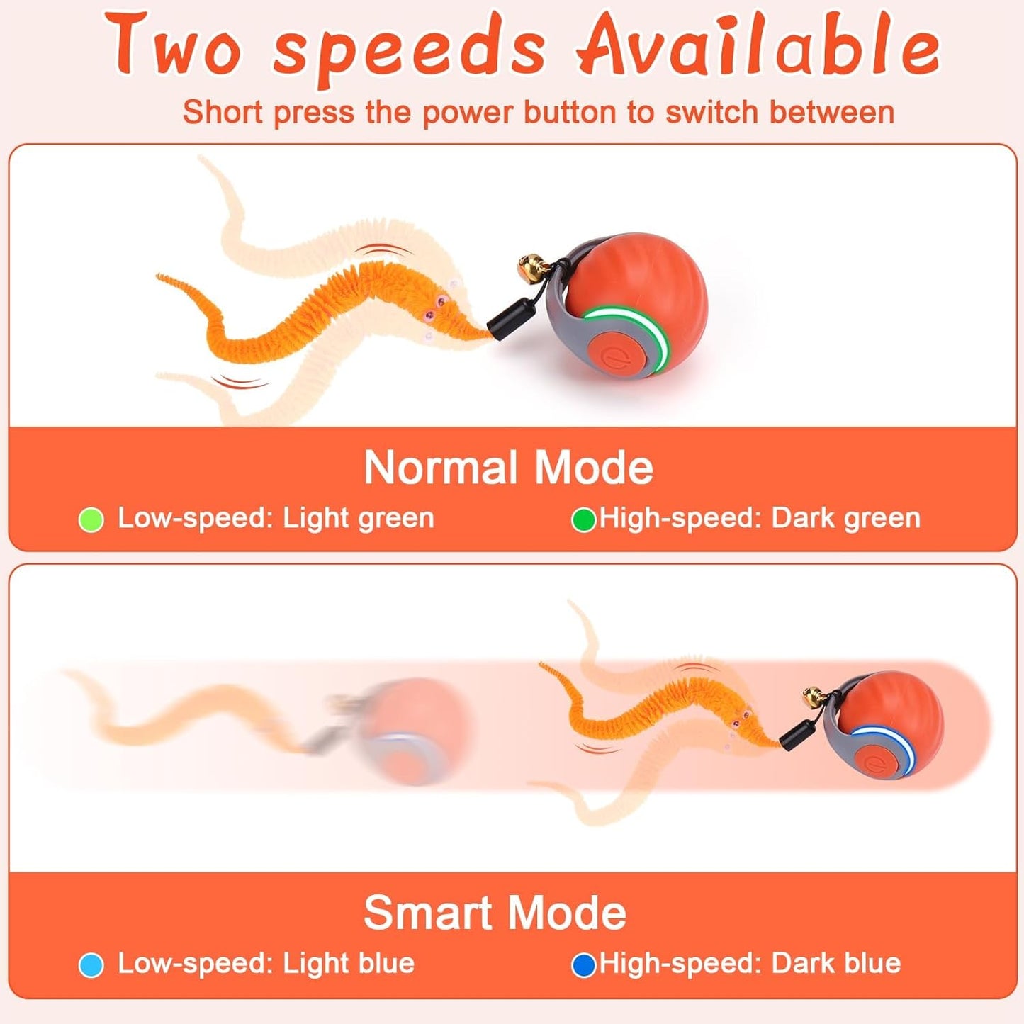 Interactive Cat Toys for Indoor Cats - Hanging Door Cat Toy with Bouncy Mouse and Bell - Door-Mounted Fun Includes 2 Bonus Attachments