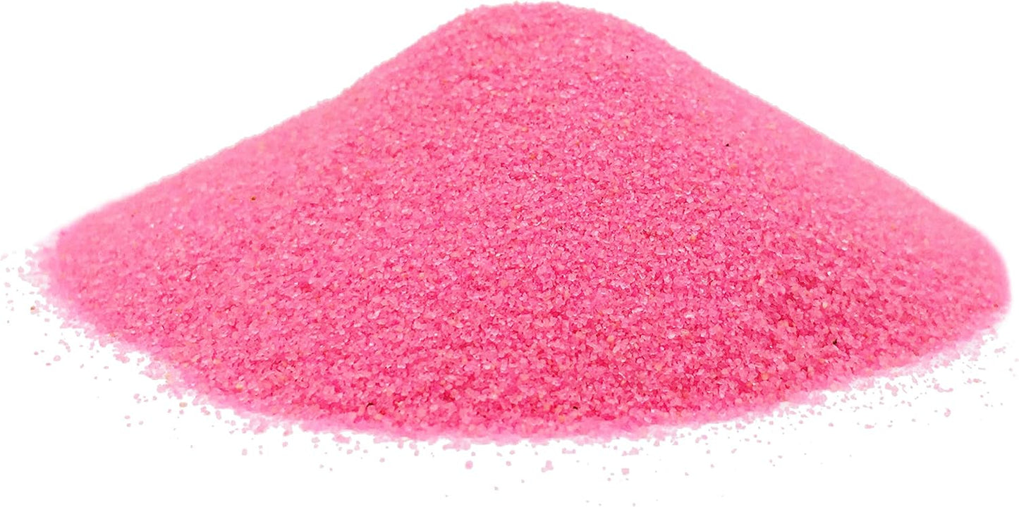 Pink Sand - Fine Sand for Zen Garden, Resin Incense Burner, Smudge Bowl, Ritual Incense, Cast Iron Cauldron, Unity Ceremony, Sensory Bin Table, Mandalas, Crafts by Alternative Imagination (1 Pound)