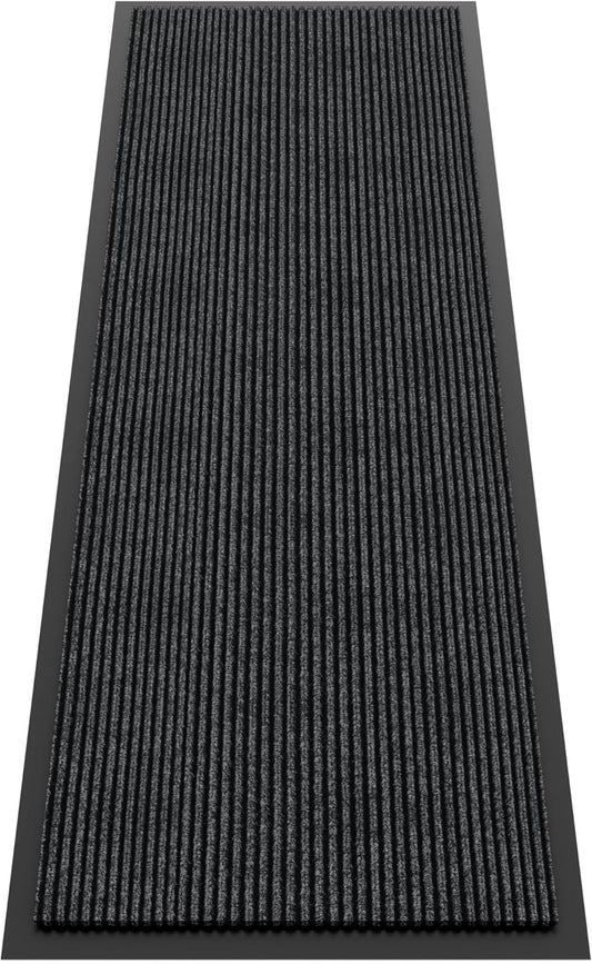 Front Door Mat, 10' x 3' Commercial Floor Mat, Heavy Duty Welcome Mat, Rubber Backing Non Slip Doormat for Entryway