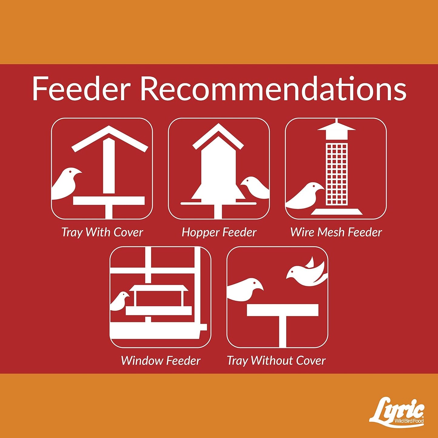 Lyric Cardinal Wild Bird Seed - Sunflower & Safflower Premium Bird Food Mix for Cardinals, Grosbeaks & Blue Jays - 3.75 lb bag