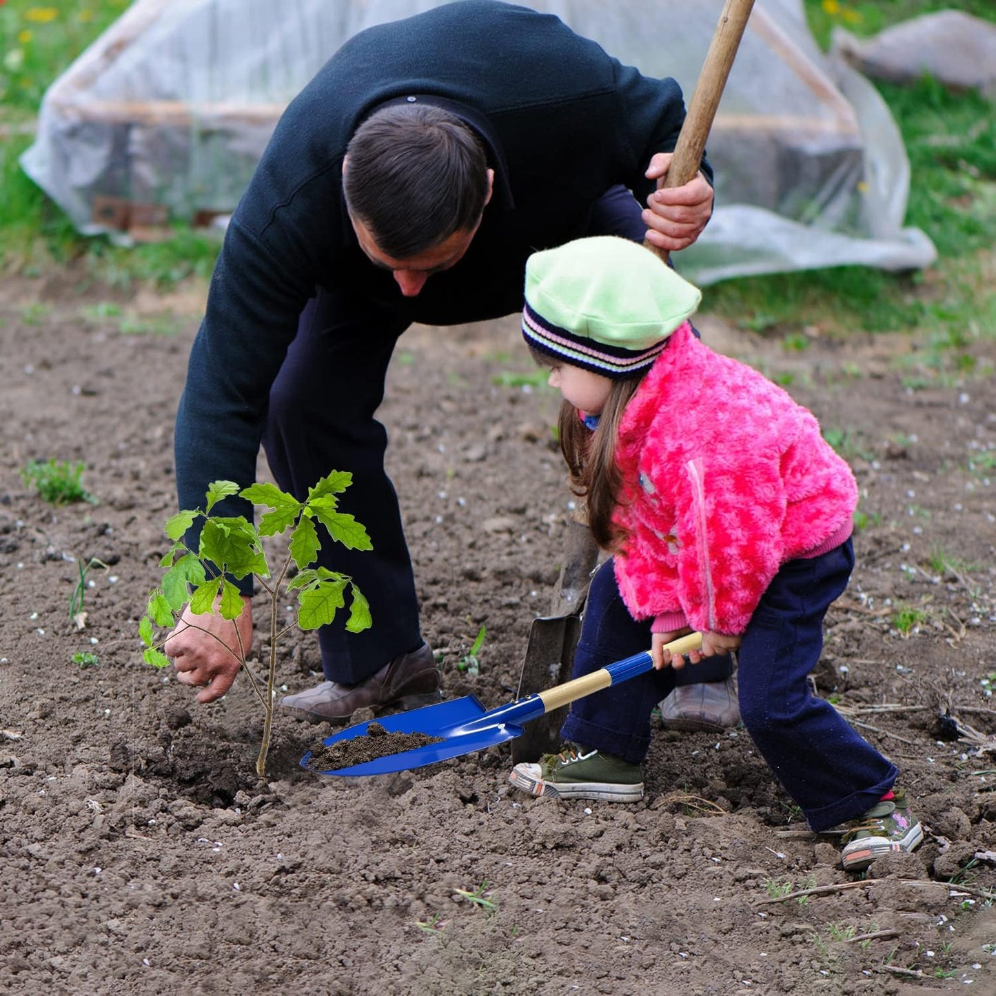 Kids Gardening Tools Outdoor Toys Set Backyard Play Educational STEM Learning Pretend Toys Outdoor Indoor for Toddlers Kids Boys Girls