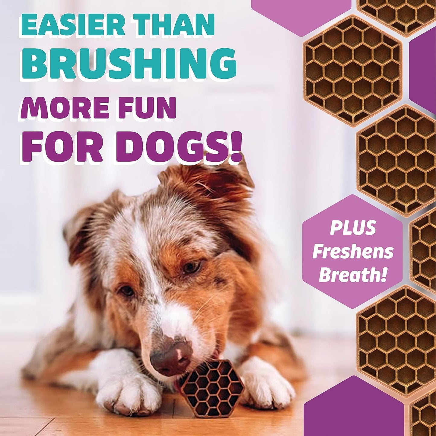 Dog Dental Treats – Vet VOHC Approved – Delicious Chicken Protein – Removes Tartar with Cleaning Comb Shape – Dental Dog Treats for Extra Small Dogs (24oz, 96 Count)