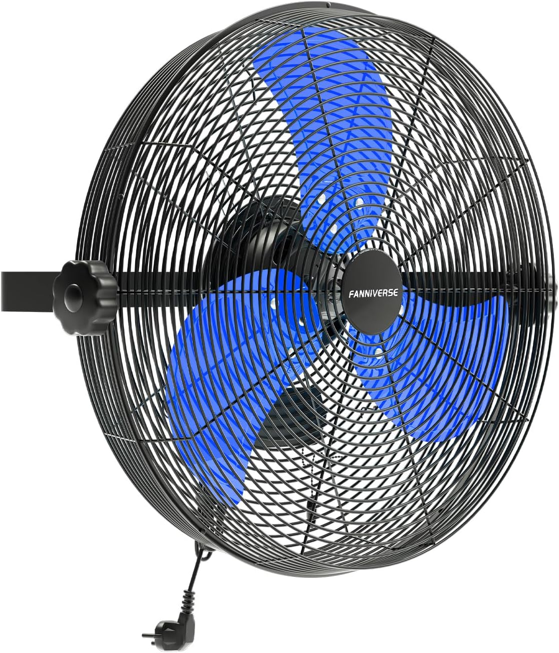 18 Inch Wall Fan Pro Series - 4900 CFM 3 Speed High Velocity Industrial Wall Mount Fans for Commercial, Residential, Warehouse, Covered Patio, Shop, Garage, Barn, Gazebo UL Safety Listed